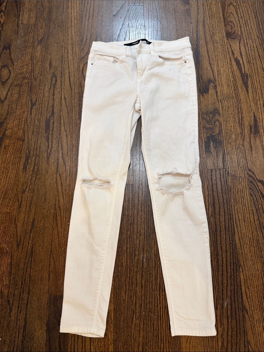 HARPER Size 27 White High-Rise Skinny Jeans